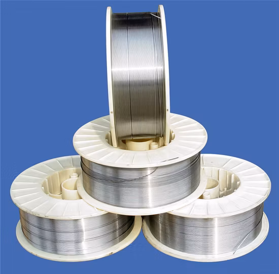 Alambre de soldadura con núcleo fundente para soldadura con recubrimiento de hierro fundido con alto contenido de cromo resistente a la abrasión estupenda